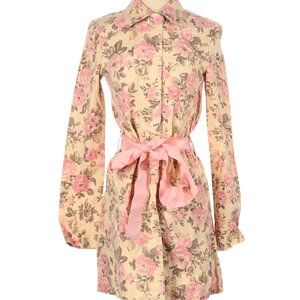 Floral Trench Coat